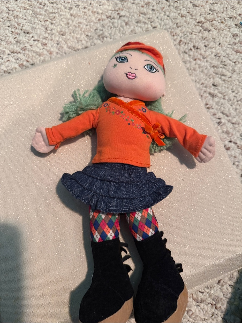 The Children’s Palace Fashion Doll with Patterned Tights